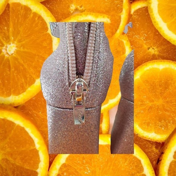 Jewel Badgley Mischka Zip Back High Heels Size 6 - Picture 5 of 7